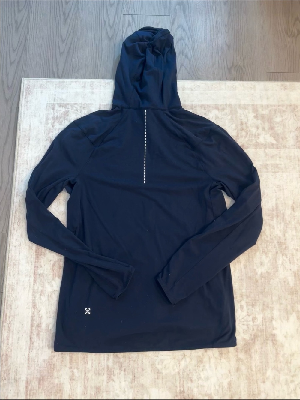 Mens Navy Blue Lightweight Hoodie